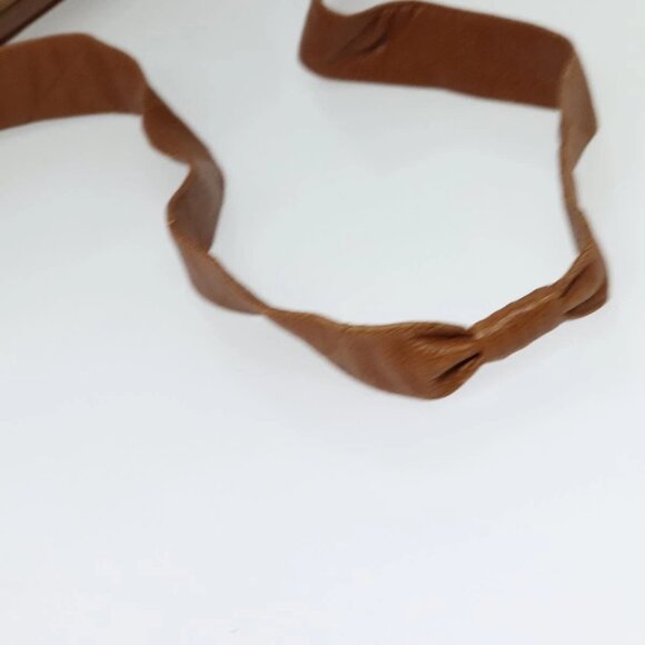 CHANEL Matelasse Chain Shoulder Bag Grained Calf Skin Brown Gold CC Auth PP534 - Picture 8 of 16